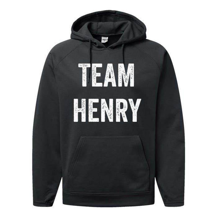 Team Henry Go Henry Supporter Cheer Fan Performance Fleece Hoodie