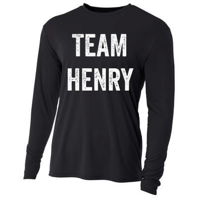 Team Henry Go Henry Supporter Cheer Fan Cooling Performance Long Sleeve Crew