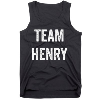 Team Henry Go Henry Supporter Cheer Fan Tank Top