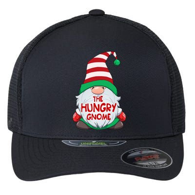 The Hungry Gnome Graphic Christmas Matching Family Cute Gift Flexfit Unipanel Trucker Cap