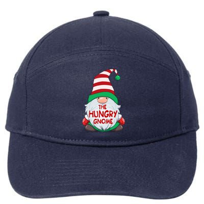 The Hungry Gnome Graphic Christmas Matching Family Cute Gift 7-Panel Snapback Hat