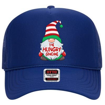 The Hungry Gnome Graphic Christmas Matching Family Cute Gift High Crown Mesh Back Trucker Hat