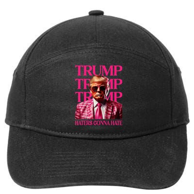 Trump Haters Gonna Hate Funny Trump 2024 7-Panel Snapback Hat