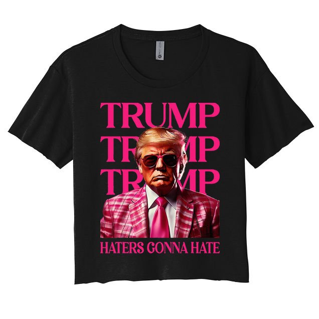 Trump Haters Gonna Hate Funny Trump 2024 Crop Top
