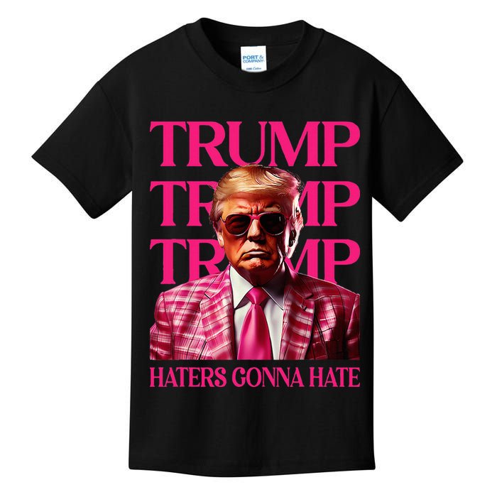 Trump Haters Gonna Hate Funny Trump 2024 Kids T-Shirt