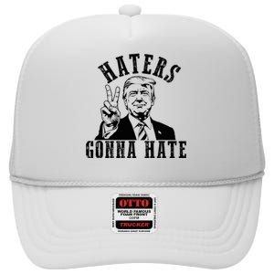 Trump Haters Gonna Hate High Crown Mesh Back Trucker Hat