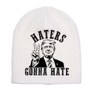 Trump Haters Gonna Hate Short Acrylic Beanie