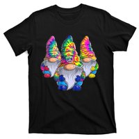 Three Hippie Gnomes Peace Gnome Funny Retro Tie Diy Design T-Shirt