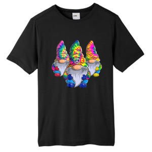 Three Hippie Gnomes Peace Gnome Funny Retro Tie Diy Design Tall Fusion ChromaSoft Performance T-Shirt