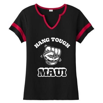 The Hundreds Hang Tough Maui Ladies Halftime Notch Neck Tee