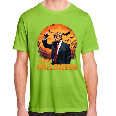 Trump Happy Halloween Trump Vance 2024 Usa Trump Halloween Adult ChromaSoft Performance T-Shirt