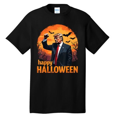 Trump Happy Halloween Trump Vance 2024 Usa Trump Halloween Tall T-Shirt