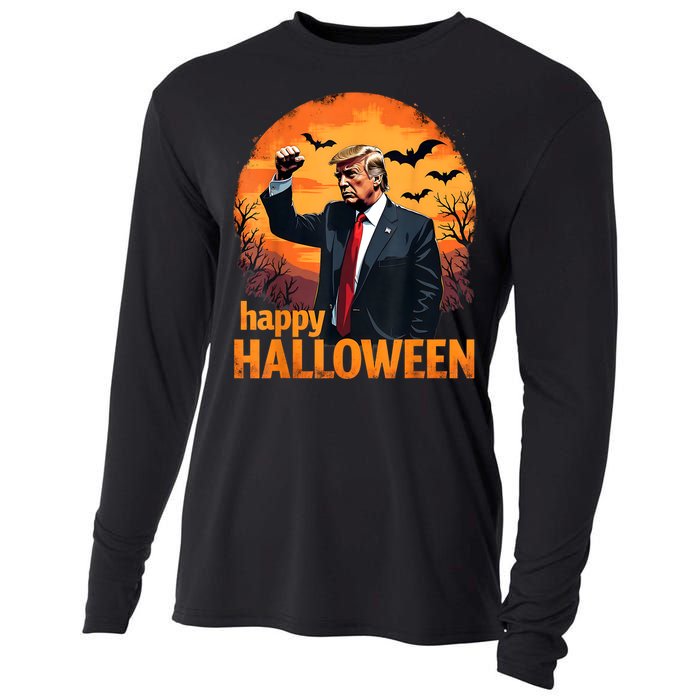 Trump Happy Halloween Trump Vance 2024 Usa Trump Halloween Cooling Performance Long Sleeve Crew