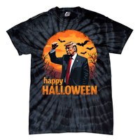 Trump Happy Halloween Trump Vance 2024 Usa Trump Halloween Tie-Dye T-Shirt