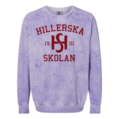 The Hillerska HS 1901 Skolan Vintage Colorblast Crewneck Sweatshirt