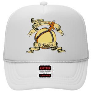 The Holy Hand Grenade Of Antioch High Crown Mesh Back Trucker Hat