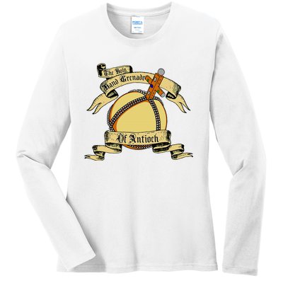 The Holy Hand Grenade Of Antioch Ladies Long Sleeve Shirt