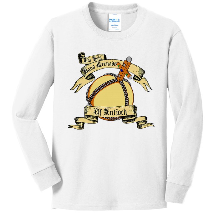 The Holy Hand Grenade Of Antioch Kids Long Sleeve Shirt