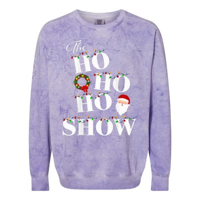 The Hotflashes Holiday Show Colorblast Crewneck Sweatshirt