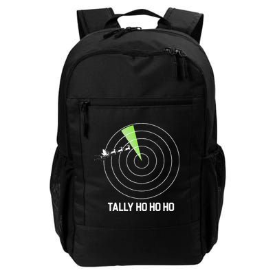 Tally Ho Ho Ho Air Traffic Controller Pilot Christmas Backpack