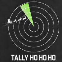 Tally Ho Ho Ho Air Traffic Controller Pilot Christmas 11oz C Handle Ceramic Mug