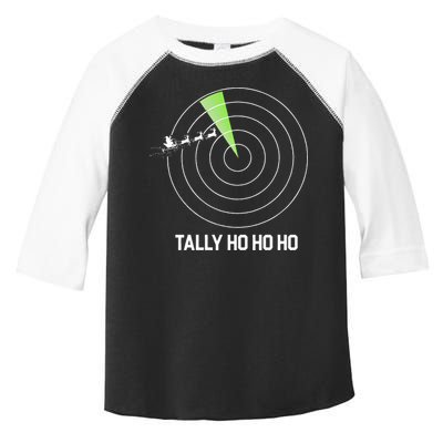 Tally Ho Ho Ho Air Traffic Controller Pilot Christmas Toddler Fine Jersey T-Shirt