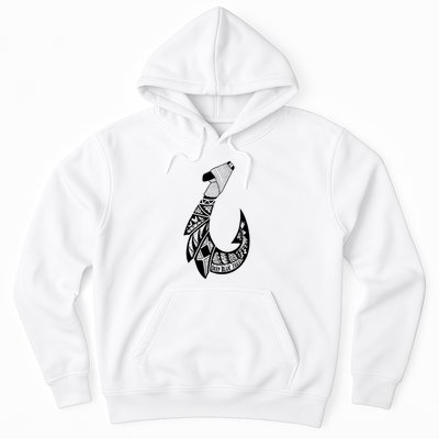 Tribal Hawaiian Hook Fishing Hoodie