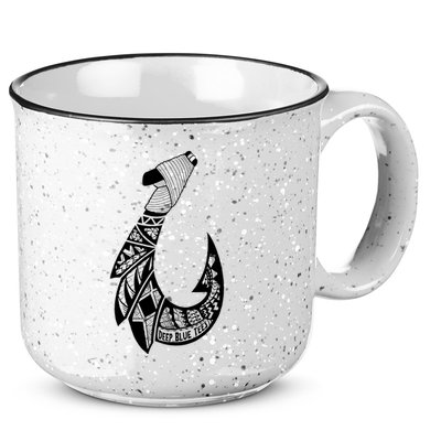 Tribal Hawaiian Hook Fishing 15oz Campfire Ceramic Mug
