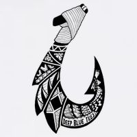 Tribal Hawaiian Hook Fishing Womens Tank Top