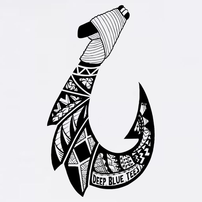 Tribal Hawaiian Hook Fishing Womens Tank Top