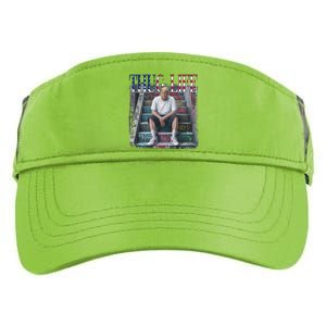 Trump Hip Hop Thug Life America Flag Vote Felon Conviction Adult Drive Performance Visor