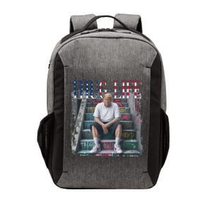 Trump Hip Hop Thug Life America Flag Vote Felon Conviction Vector Backpack