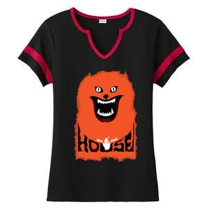 The House Hausu Ladies Halftime Notch Neck Tee