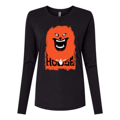 The House Hausu Womens Cotton Relaxed Long Sleeve T-Shirt