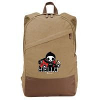 Tokidoki Halloween Hello Adios Coming Out Of Coffin Cotton Canvas Backpack
