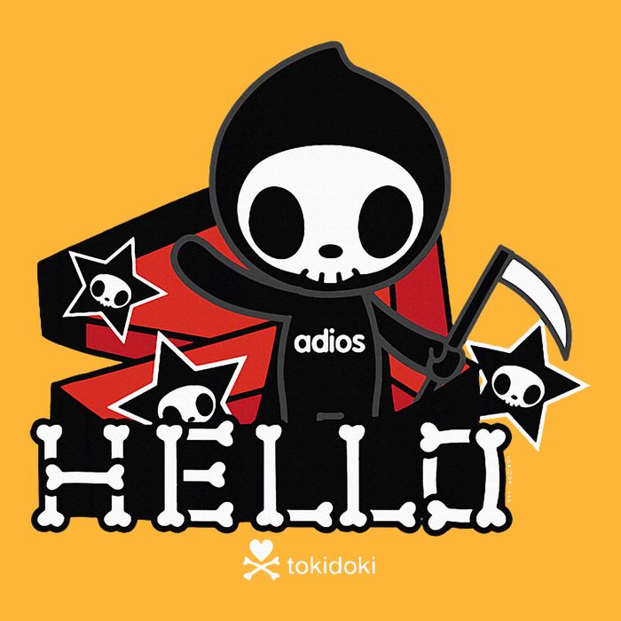 Tokidoki Halloween Hello Adios Coming Out Of Coffin Sustainable Knit Beanie