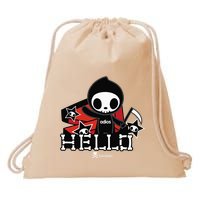 Tokidoki Halloween Hello Adios Coming Out Of Coffin Drawstring Bag
