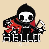 Tokidoki Halloween Hello Adios Coming Out Of Coffin Bag