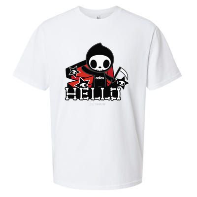 Tokidoki Halloween Hello Adios Coming Out Of Coffin Sueded Cloud Jersey T-Shirt