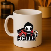 Tokidoki Halloween Hello Adios Coming Out Of Coffin Mug