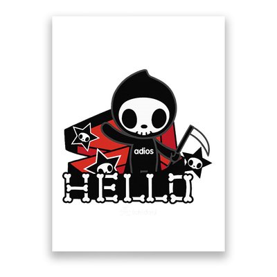 Tokidoki Halloween Hello Adios Coming Out Of Coffin Poster