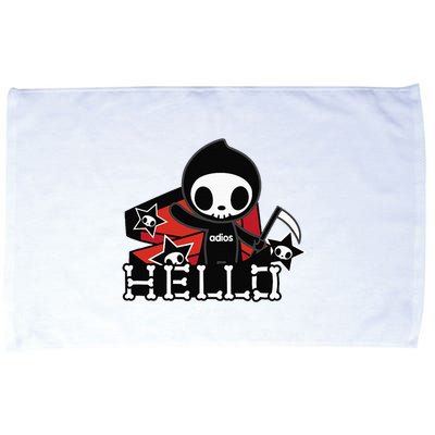 Tokidoki Halloween Hello Adios Coming Out Of Coffin Microfiber Hand Towel