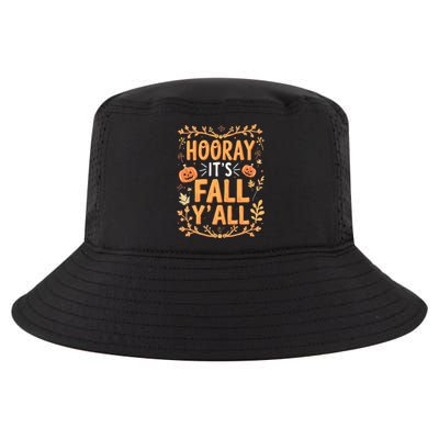 Thanksgiving Halloween Hooray Its Fall YAll Fall Autumn Cool Comfort Performance Bucket Hat