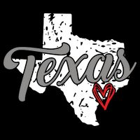 Texas Heart I Love Texas Cooling Performance Crew T-Shirt