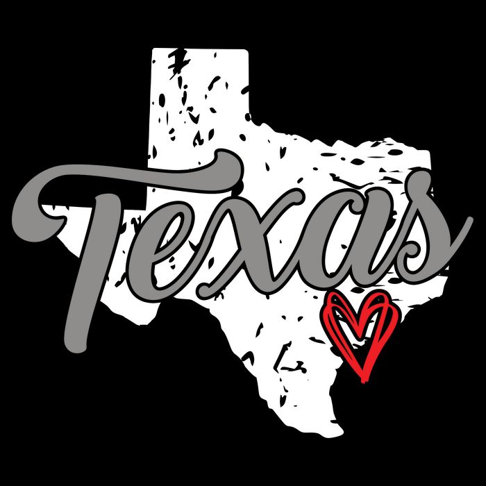 Texas Heart I Love Texas Cooling Performance Crew T-Shirt
