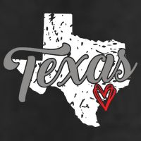 Texas Heart I Love Texas Adult Drive Performance Visor