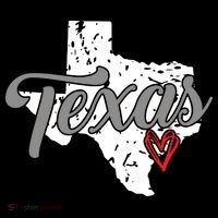 Texas Heart I Love Texas Baby Bodysuit