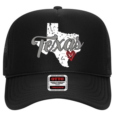 Texas Heart I Love Texas Trucker Hat