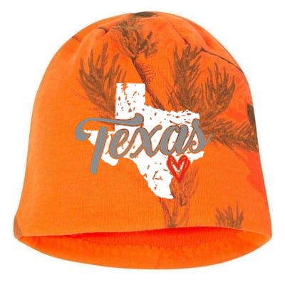 Texas Heart I Love Texas Kati - Camo Knit Beanie