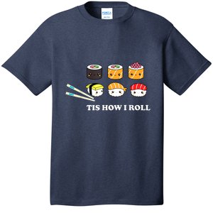 Tis How I Roll Shushi Happy Sushi Anime Japanese Food T-Shirt